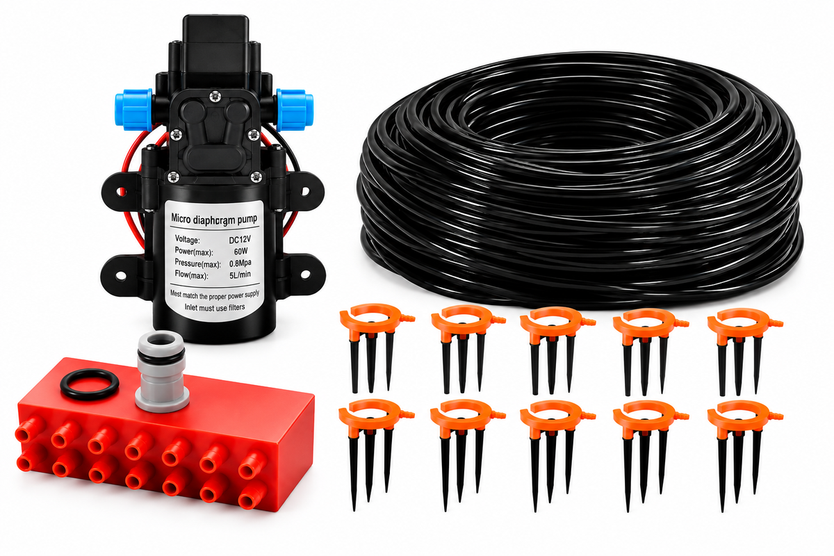Kit completo de irrigação