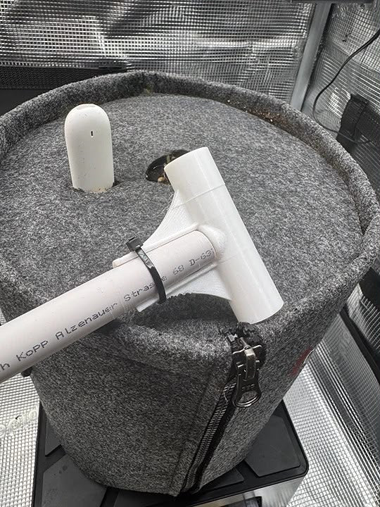 Suporte de ventilador Grow ajustável